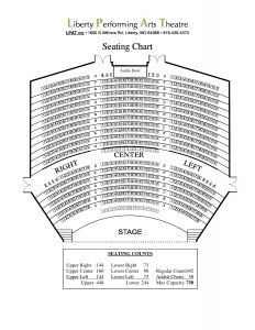 Liberty Performing Arts Seating Chart