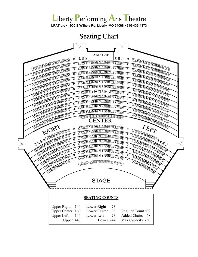 Liberty Performing Arts Seating Chartpage0