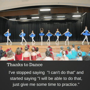 Thanks to Dance, I have the confidence I need to know that I can do anything, it just takes practice at Catherine's Dance Studio, 170 English Landing Drive, Suite 111 Parkville, MO 64152