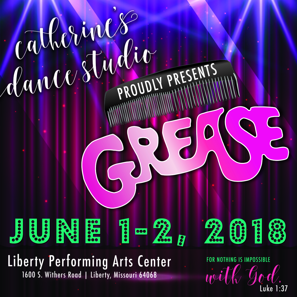 It's almost time for Catherine's Dance Studio's Spring Grease Recital.